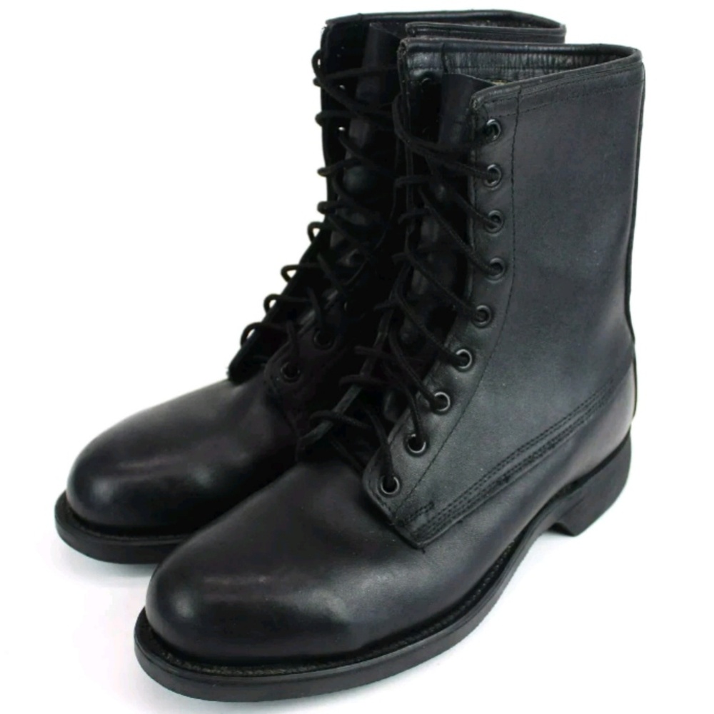 Men's Craddock Terry Boots Black Leather Size 6.5